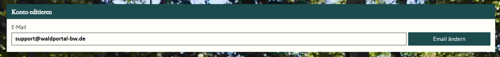 E-Mail ändern