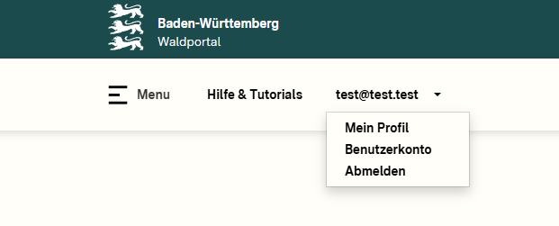 Abmelde-Button