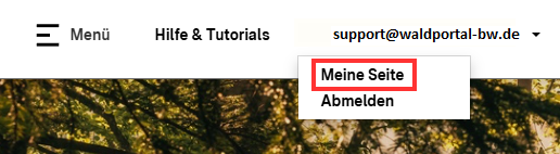 Mein Profil-Button