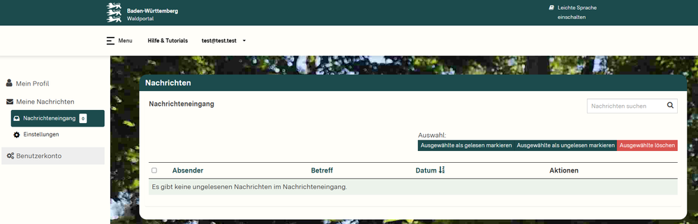 Übersicht Nachrichtensystem